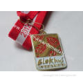 Blokhus Marathon Medal Soft Enamel, Copper Stamping with Go